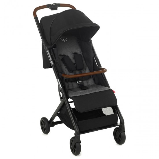 Lightweight stroller with top extendable hood